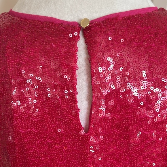 Charter Club Sparkling "Berry Cool" Pink Sequins T-Shirt - NWT - Size XL - Picture 8 of 10